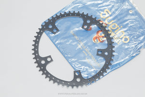 Sugino Super Mighty Drilled Black NOS/NIB Vintage 54T 144 BCD Outer Chainring - Pedal Pedlar - Buy New Old Stock Bike Parts