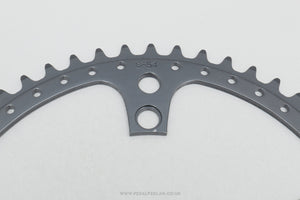 Sugino Super Mighty Drilled Black NOS/NIB Vintage 54T 144 BCD Outer Chainring - Pedal Pedlar - Buy New Old Stock Bike Parts