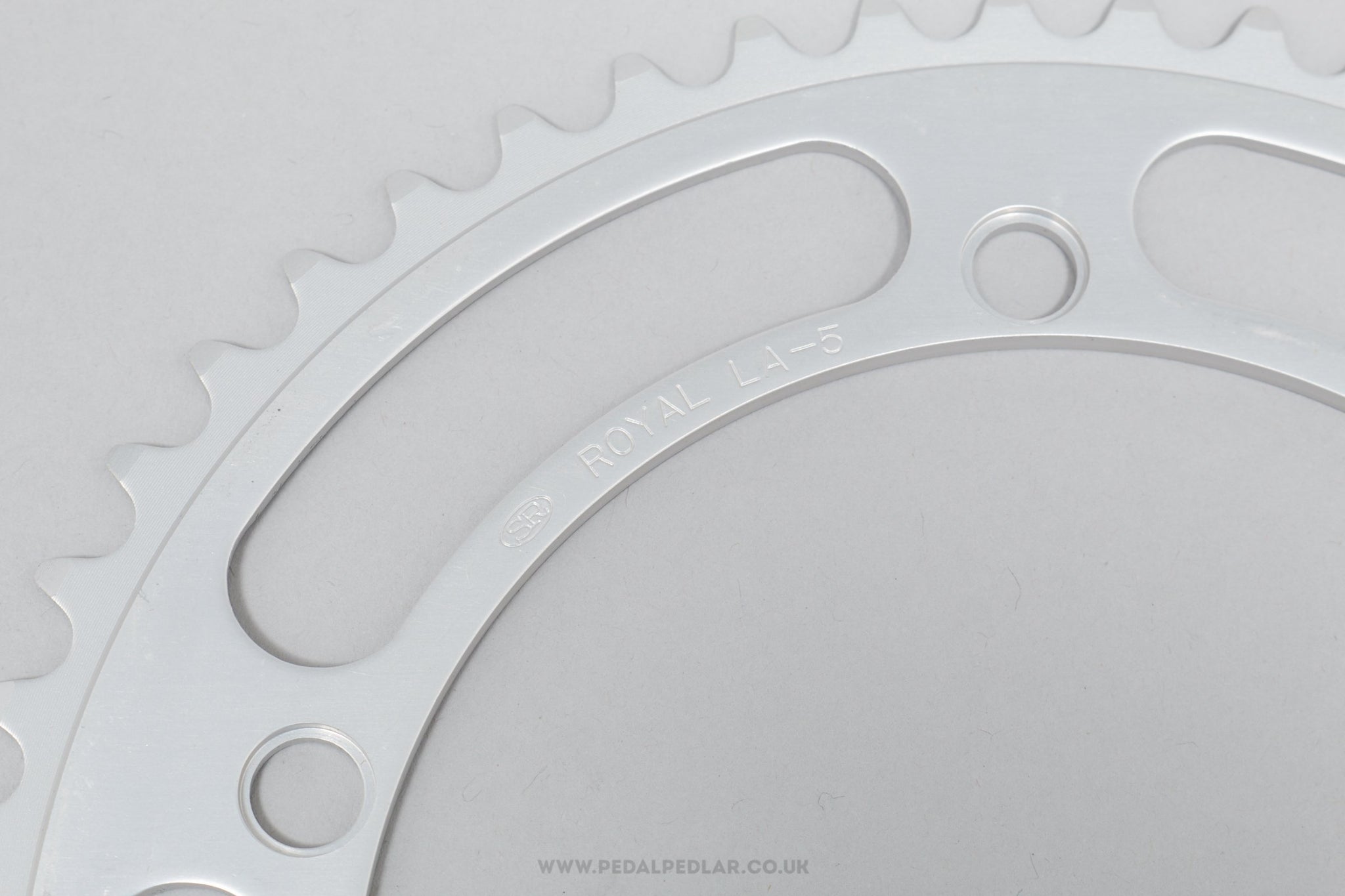 Sakae/Ringyo (SR) Royal LA-5 NOS Vintage 50T 144 BCD Outer Chainring - Pedal Pedlar - Buy New Old Stock Bike Parts