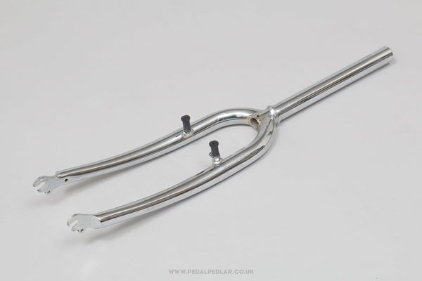 Unbranded MTB Chrome Plated NOS Classic 26" 1 1/8" Threadless Steel Forks - Pedal Pedlar - Buy New Old Stock Bike Parts