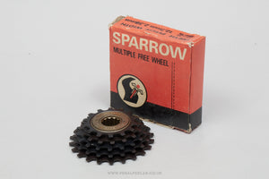 Sparrow NOS/NIB Vintage 5 Speed 14-22 Freewheel - Pedal Pedlar - Buy New Old Stock Bike Parts