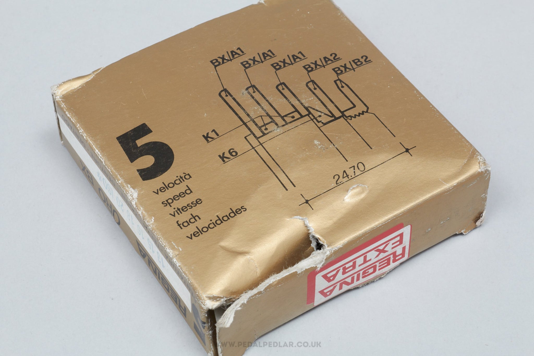 Regina Extra Oro BX NOS/NIB Vintage 5 Speed 13-20 Freewheel - Pedal Pedlar - Buy New Old Stock Bike Parts