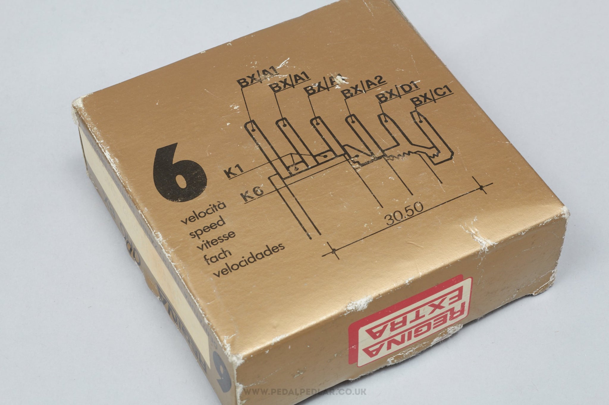 Regina Extra Oro BX NOS/NIB Vintage 6 Speed 13-22 Freewheel - Pedal Pedlar - Buy New Old Stock Bike Parts