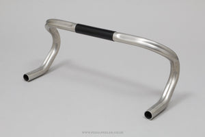 Cinelli Touch Eco Black/Silver NOS Classic 40 cm Anatomic Drop Handlebars - Pedal Pedlar - Buy New Old Stock Bike Parts