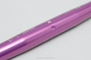 ITM Super Alloy Ultra-Light Purple Anodised NOS Classic 540 mm Flat/Straight Handlebars - Pedal Pedlar - Buy New Old Stock Bike Parts