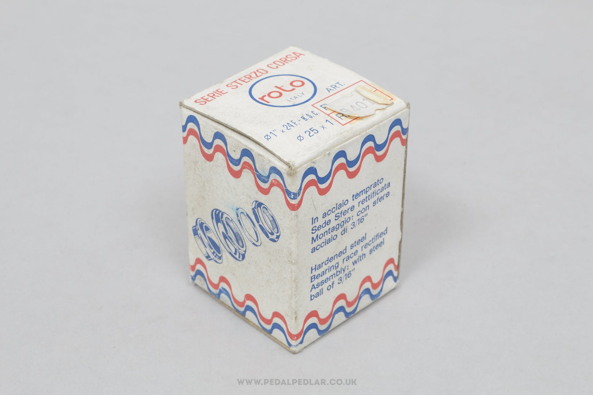 Roto Corsa NOS/NIB Vintage 1" Threaded French Headset - Pedal Pedlar - Buy New Old Stock Bike Parts