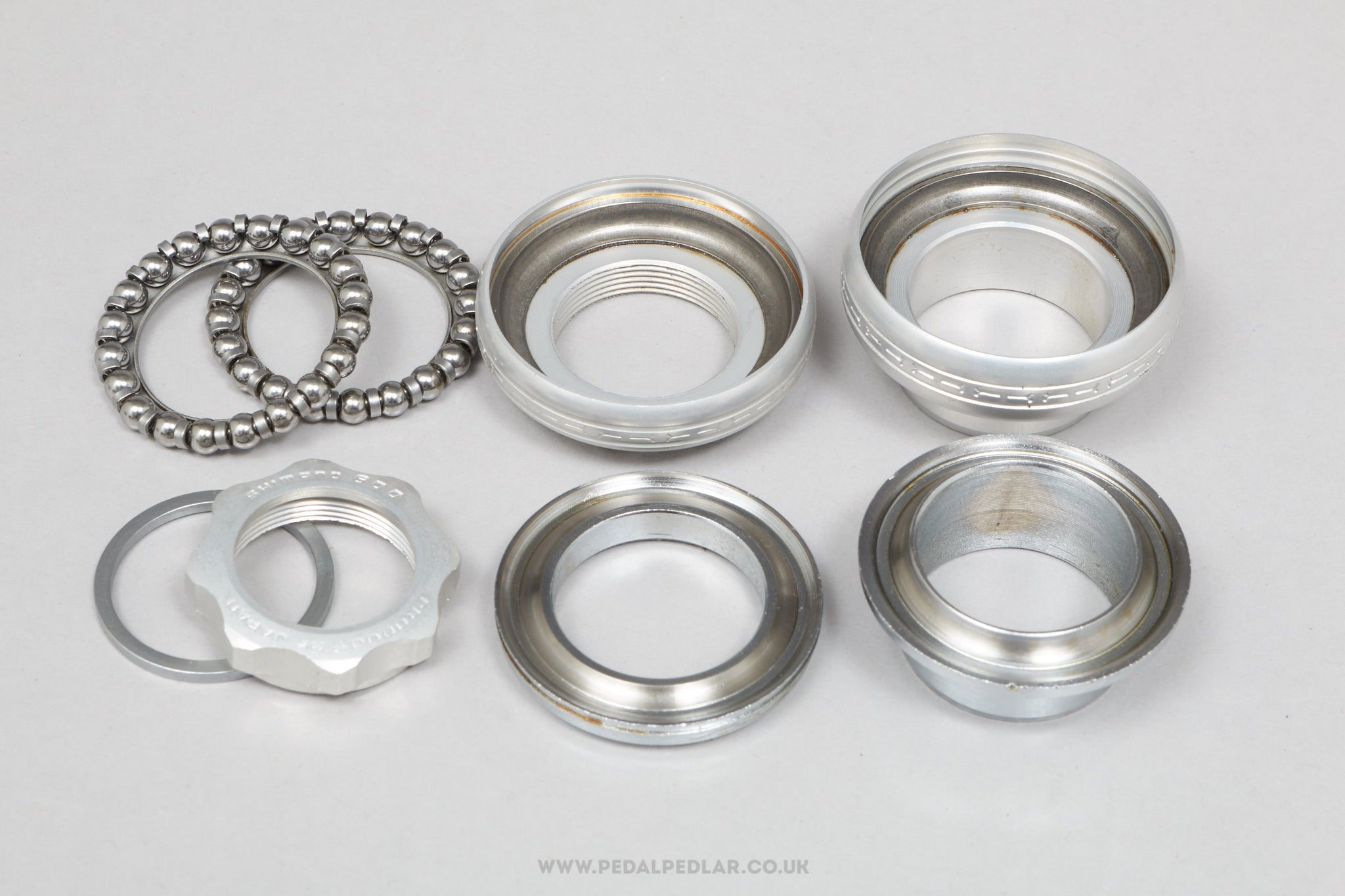 Shimano 600EX (HP-6200) Silver NOS Vintage 1" Threaded Headset - Pedal Pedlar - Buy New Old Stock Bike Parts