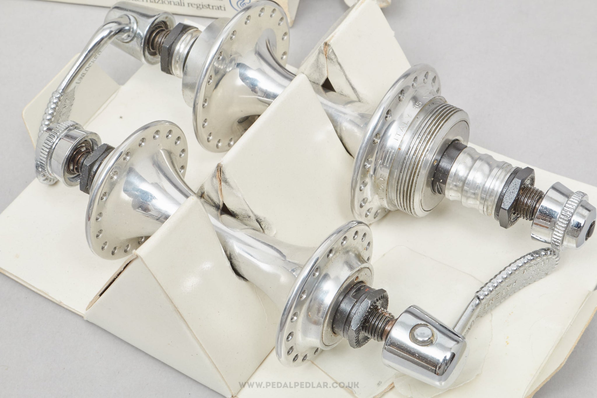 Campagnolo Victory (422) NOS/NIB Vintage 36/36h Hubs - Pedal Pedlar - Buy New Old Stock Bike Parts