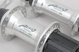 Shimano Alivio (HB-MC12 / FH-MC12) c.1996 NOS Classic 36/36h Hubs - Pedal Pedlar - Buy New Old Stock Bike Parts