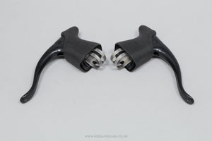 Saccon Black NOS Vintage Non-Aero Drop Bar Brake Levers - Pedal Pedlar - Buy New Old Stock Bike Parts