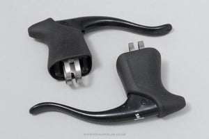 Saccon Black NOS Vintage Non-Aero Drop Bar Brake Levers - Pedal Pedlar - Buy New Old Stock Bike Parts