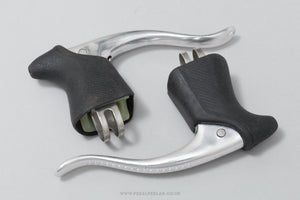 Saccon Silver NOS Vintage Non-Aero Drop Bar Brake Levers - Pedal Pedlar - Buy New Old Stock Bike Parts