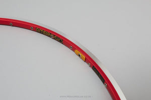 Ambrosio Excellence TQB Team Edition Red NOS Classic 32h 28"/700c Tubular Rim - Pedal Pedlar - Buy New Old Stock Bike Parts