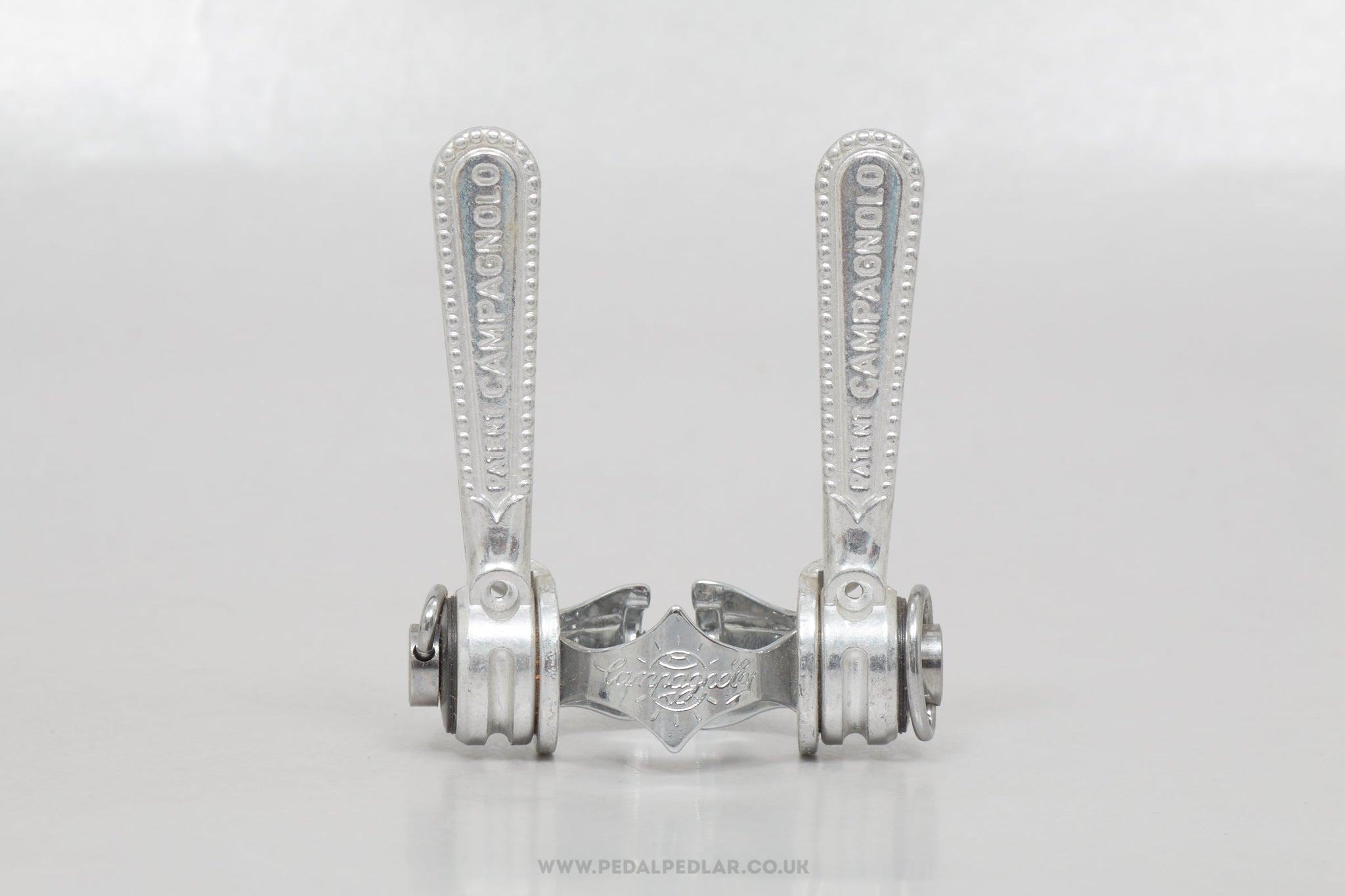 Campagnolo Nuovo Gran Sport / 980 (1014/1A) NOS Vintage Clamp-On Downtube Shifters - Pedal Pedlar - Buy New Old Stock Bike Parts