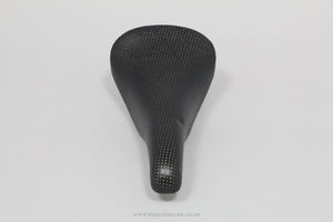 Selle San Marco Concor Supercorsa Laser Perforated c.1990 NOS Classic Black Leather Saddle - Pedal Pedlar - Buy New Old Stock Bike Parts