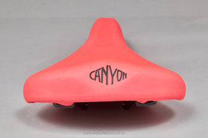 Selle Italia Canyon Ladies NOS Vintage Neon Pink Saddle - Pedal Pedlar - Buy New Old Stock Bike Parts