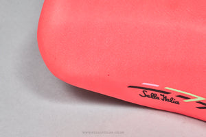 Selle Italia Canyon Ladies NOS Vintage Neon Pink Saddle - Pedal Pedlar - Buy New Old Stock Bike Parts