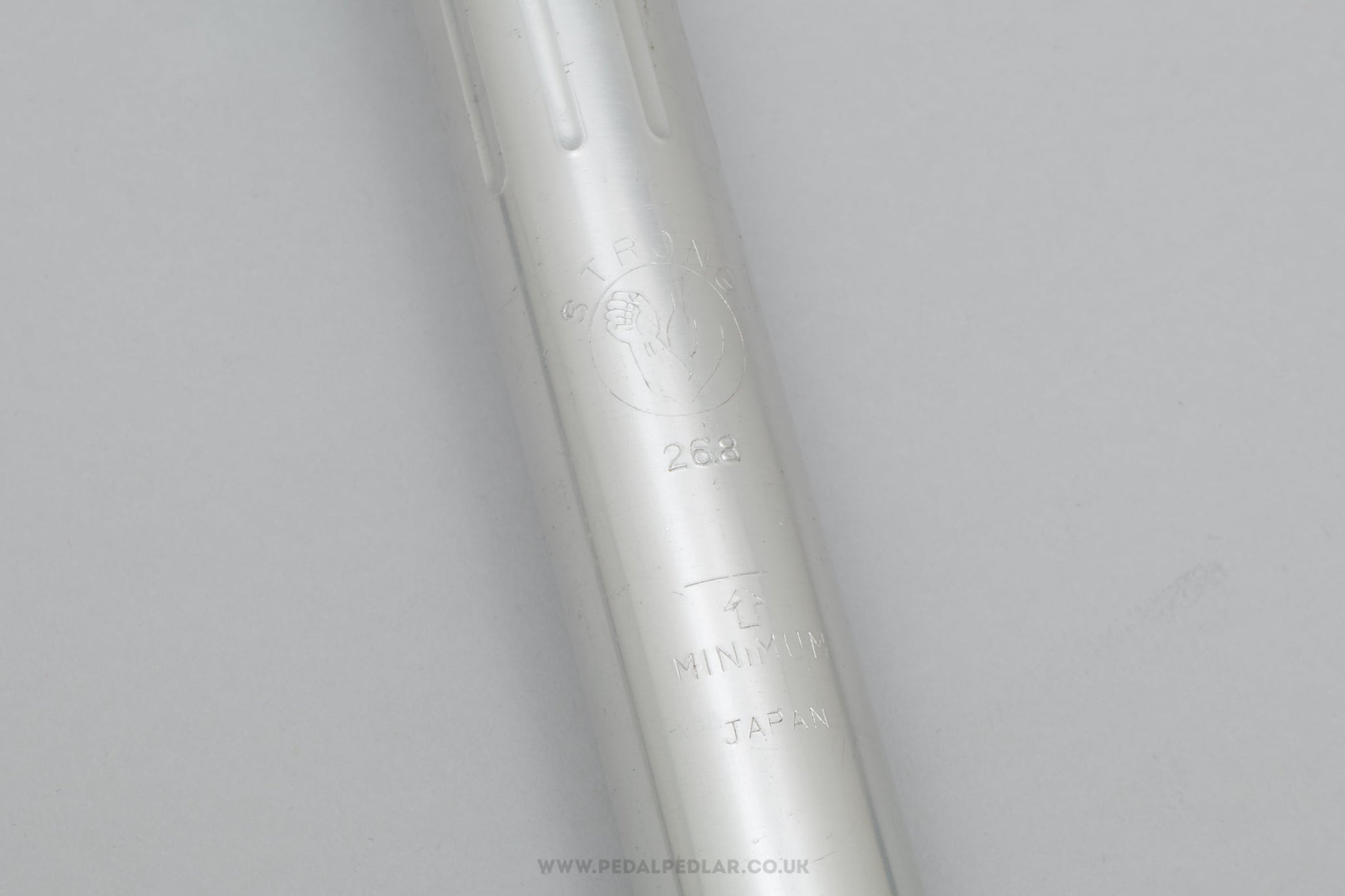 Strong w) Clamp NOS Vintage 26.8 mm Bullet Nose / Candlestick Seatpost - Pedal Pedlar - Buy New Old Stock Bike Parts