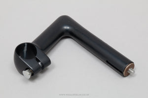 Cinelli 1A Winged C Logo Black Anodised NOS/NIB Vintage 95 mm 1" Quill Stem - Pedal Pedlar - Buy New Old Stock Bike Parts