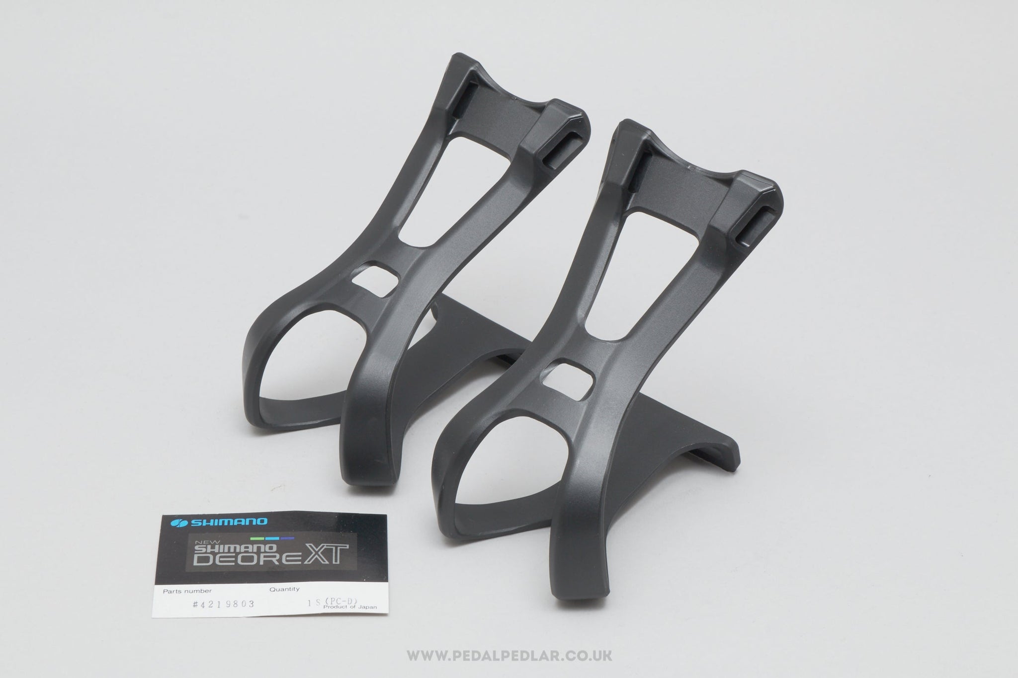 Shimano Deore XT 4219803 Competition NOS Size XL Vintage Plastic Toe Clips Cages