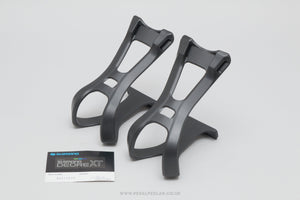 Shimano Deore XT (4219803) Competition NOS Size XL Vintage Plastic Toe Clips / Cages - Pedal Pedlar - Buy New Old Stock Bike Parts