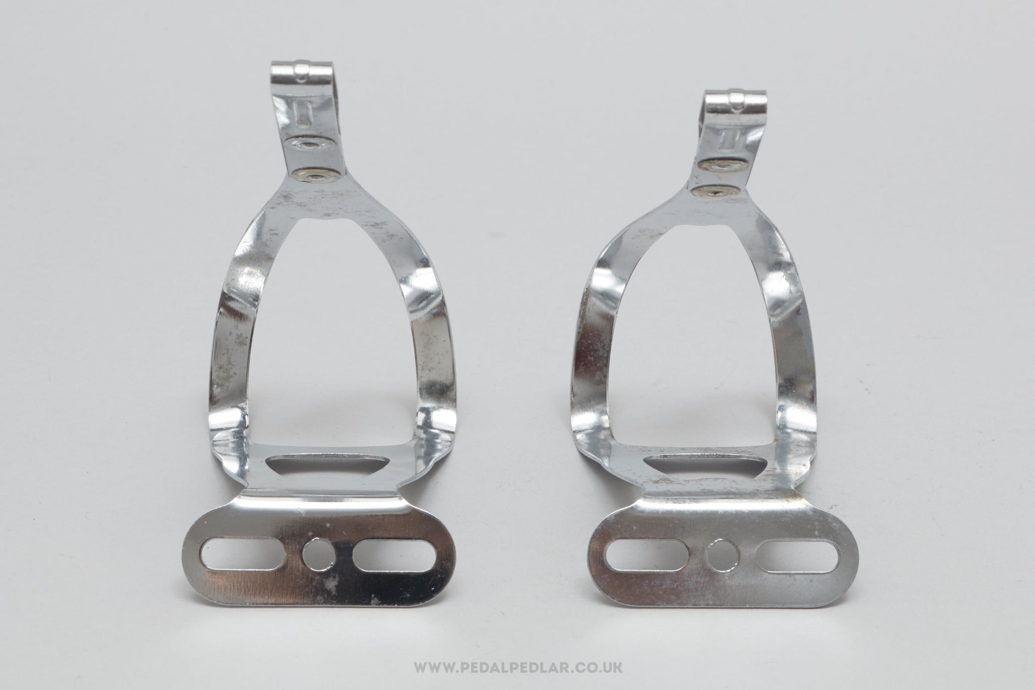 Paturaud Grand Luxe (No. 16) NOS Size M/L Vintage Steel Toe Clips / Cages - Pedal Pedlar - Buy New Old Stock Bike Parts