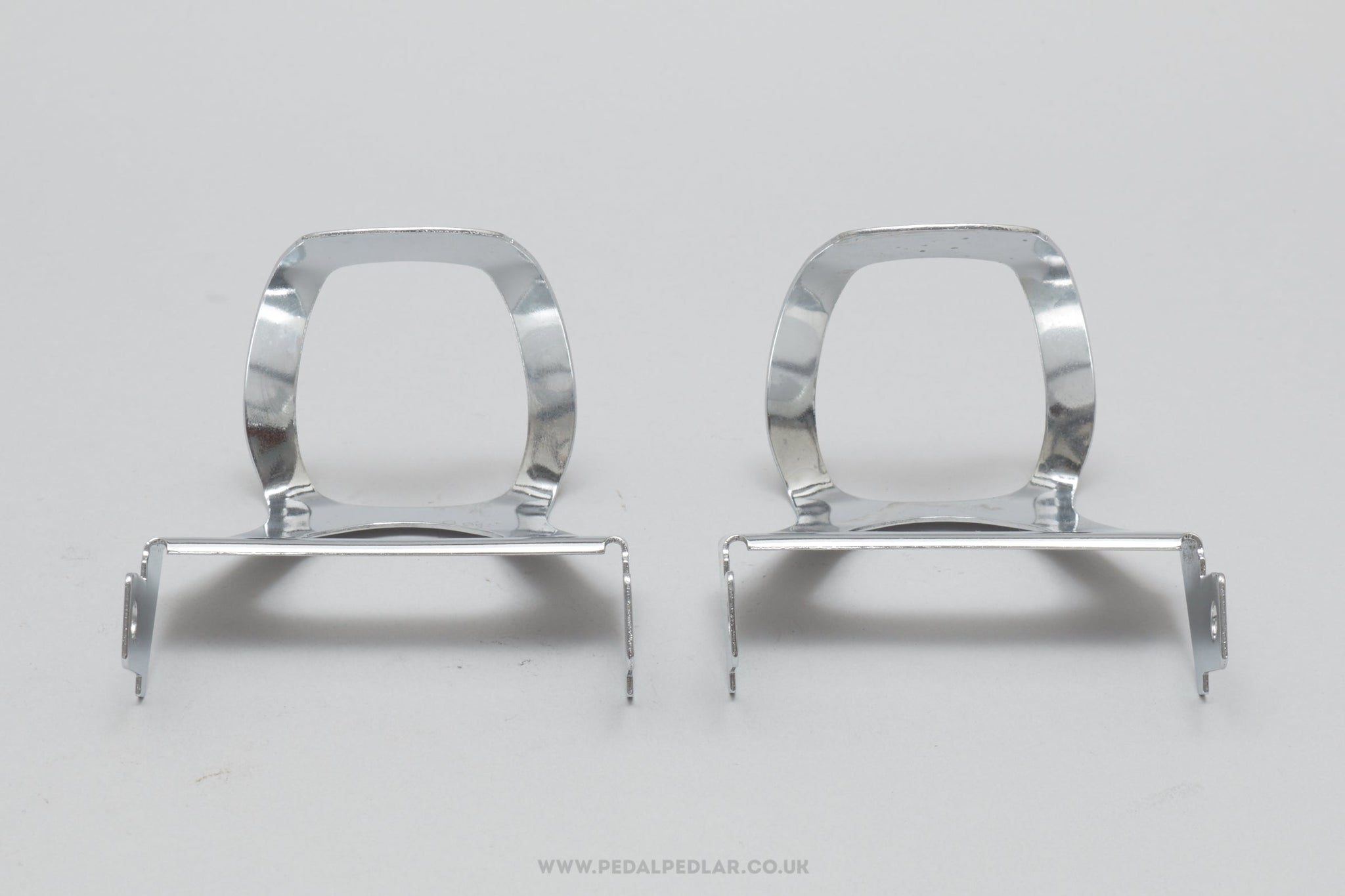 Christophe 47 M Mini New Logo NOS Size M Vintage Side Fixing Steel Toe Clips / Cages - Pedal Pedlar - Buy New Old Stock Bike Parts