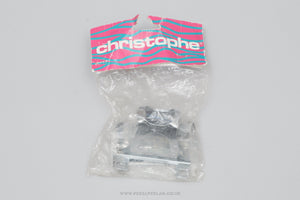 Christophe 33 M Mini New Logo NOS/NIB Size M Vintage Wide Platform Steel Toe Clips / Cages - Pedal Pedlar - Buy New Old Stock Bike Parts