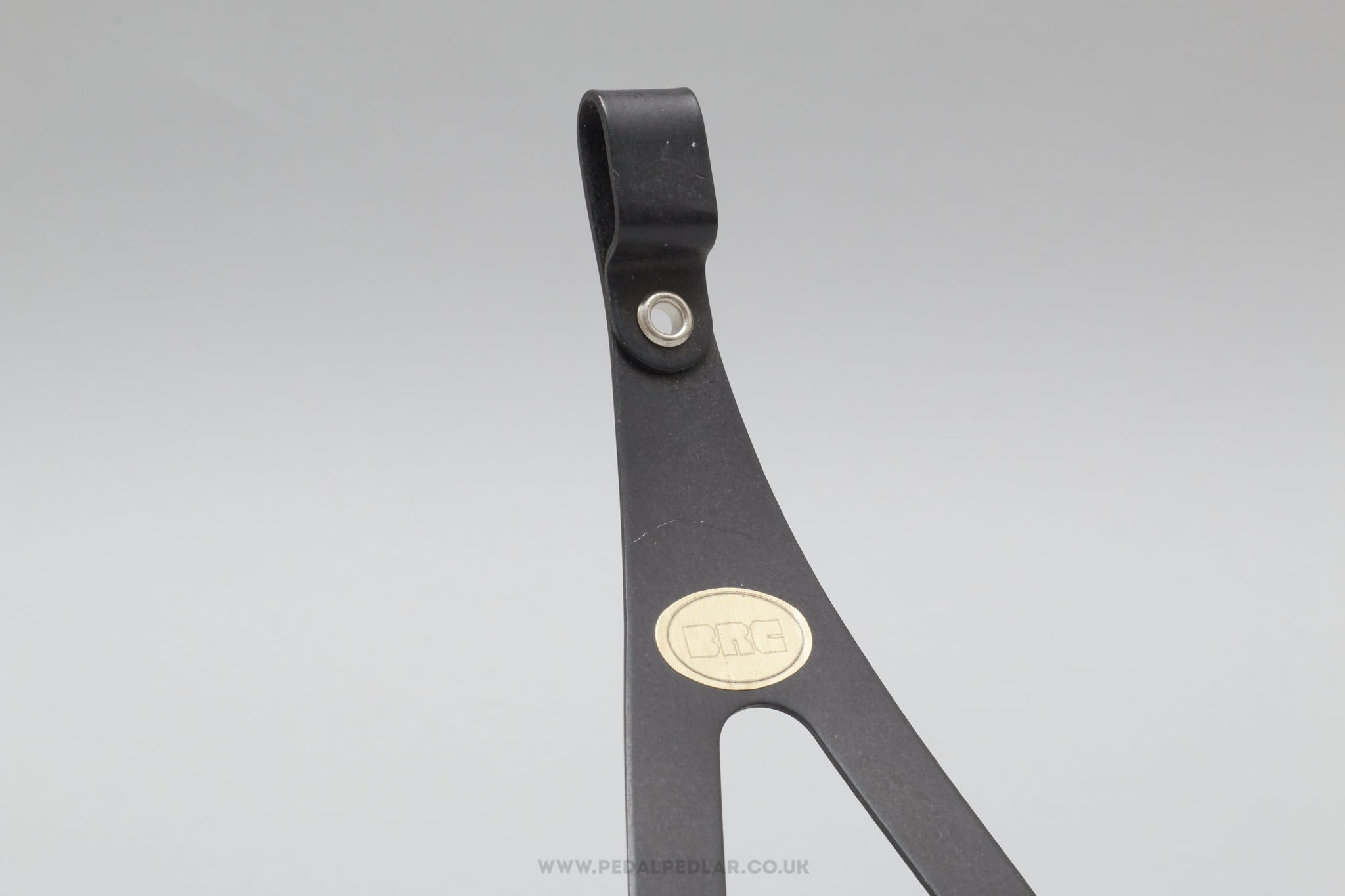 Bierreci (BRC) Black NOS Size M Vintage Alloy Toe Clips / Cages - Pedal Pedlar - Buy New Old Stock Bike Parts