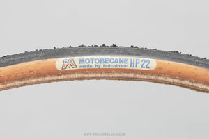 Motobecane HP22 Black/Gum NOS Vintage 700 x 22c Road Tyre - Pedal Pedlar - Buy New Old Stock Bike Parts