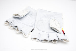 Leather Palm Crochet Cycling Mitts - Pedal Pedlar
 - 2