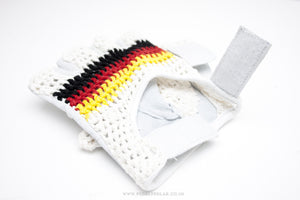 Leather Palm Crochet Cycling Mitts - Pedal Pedlar
 - 4