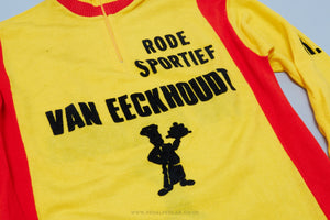 Rode Sportief Van Eeckhoudt Vintage Woollen Style Cycling Jersey - Pedal Pedlar
 - 3