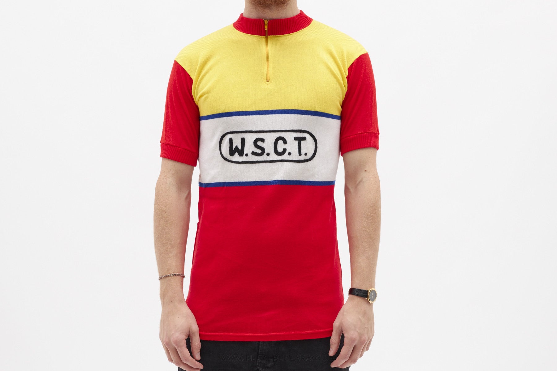 Camargue Libertas Mann Vintage Short Sleeved Cycling Jersey - Pedal Pedlar
 - 1