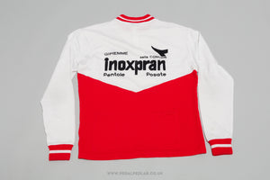 Inoxpran Pentole Posate - Battaglin/Gipiemme - Vintage Woollen Style Long-Sleeved Team Cycling Jersey