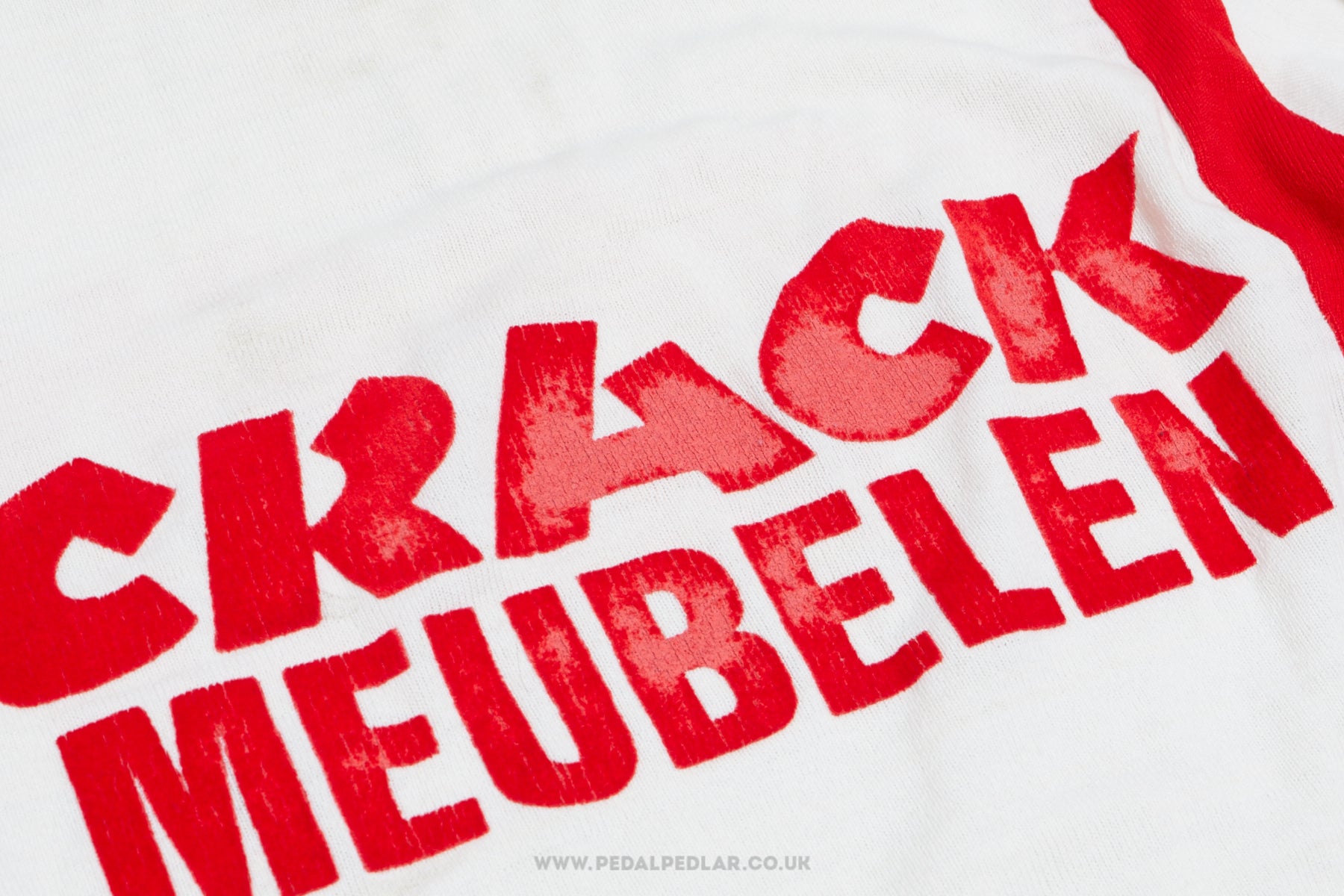 Crack Meubelen Flandria 1986 - Vintage Woollen Style Long-Sleeved Cycling Jersey