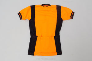 Orange & Black - Vintage Woollen Style Cycling Jersey - Pedal Pedlar
 - 2