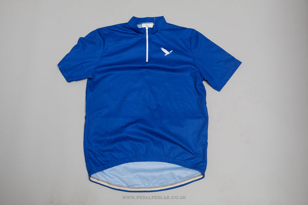 Alex Athletics Blue Short Sleeve Vintage Cycling Jersey