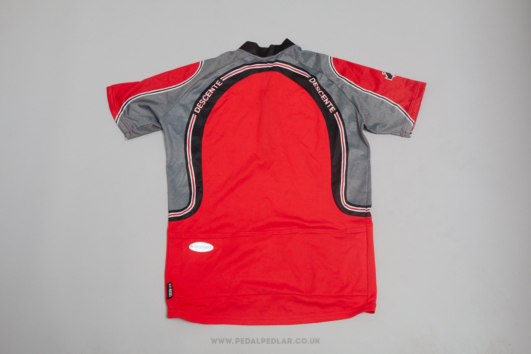 Descente Short Sleeve Vintage Cycling Jersey Pedal Pedlar