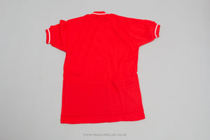 Red Unbranded NOS Woollen Style Cycling Jersey