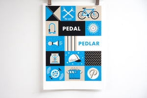 Pedal Pedlar Limited Edition Print by Christian Ashton - Pedal Pedlar - Classic & Vintage Cycling