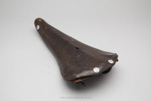 Brown Leather Vintage Racing Saddle