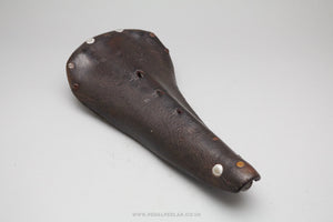 Brown Leather Vintage Racing Saddle