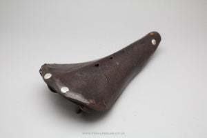 Brown Leather Vintage Racing Saddle