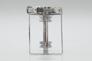 REG 164 'Erector Set' w) Quick Release Vintage Chrome Steel Bottle Cage / Holder - Pedal Pedlar - Cycle Accessories For Sale