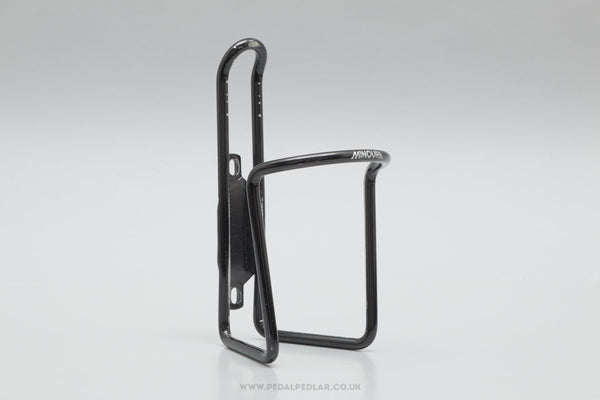 Minoura Classic Black Aluminium Bottle Cage / Holder - Pedal Pedlar - Cycle Accessories For Sale