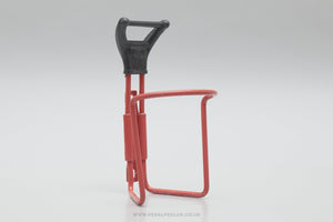 Specialites T.A. 'Plum' (417) Later Version Vintage Red Aluminium Bottle Cage / Holder - Pedal Pedlar - Cycle Accessories For Sale