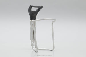 Specialites T.A. 'Plum' (417) Later Version Vintage Silver Aluminium Bottle Cage / Holder - Pedal Pedlar - Cycle Accessories For Sale