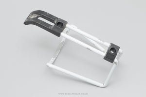 Jet Vintage White Aluminium Bottle Cage / Holder - Pedal Pedlar - Cycle Accessories For Sale