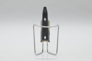 ALE Allara Vintage Chrome / Black Steel Bottle Cage / Holder - Pedal Pedlar - Cycle Accessories For Sale